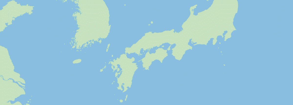 Official Celebrity itinerary map for Best of Japan & South Korea