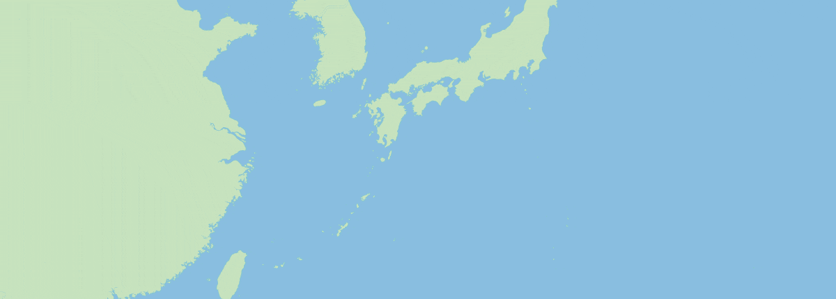 Official Celebrity itinerary map for Japan & Korea: Tokyo, Kyoto, Okinawa
